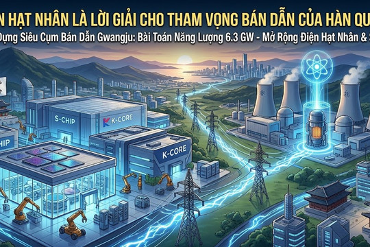 Điện hạt nhân là lời giải cho tham vọng bán dẫn của Hàn Quốc?