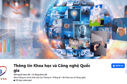 GIỚI THIỆU FANPAGE CỦA CỤC THÔNG TIN, THỐNG KÊ: NHỊP CẦU TRI THỨC TRÊN KHÔNG GIAN SỐ