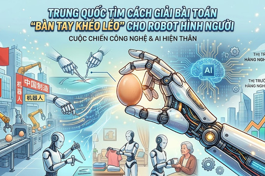 Trung Quốc tìm cách giải bài toán ‘bàn tay khéo léo’ cho robot hình người