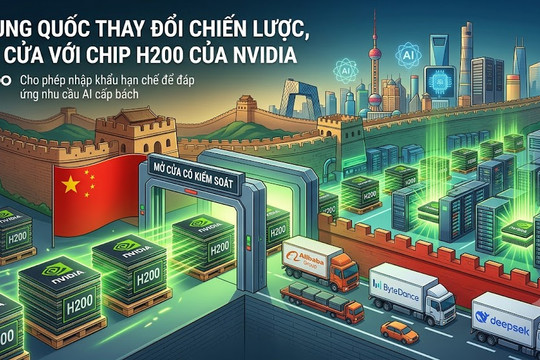 Trung Quốc thay đổi chiến lược, mở cửa với chip H200 của Nvidia