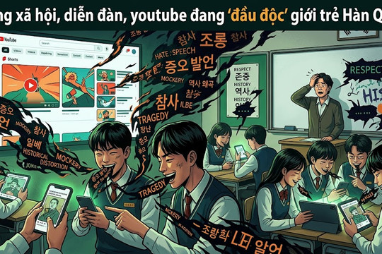 Mạng xã hội đang bóp méo nhận thức lịch sử của giới trẻ Hàn Quốc