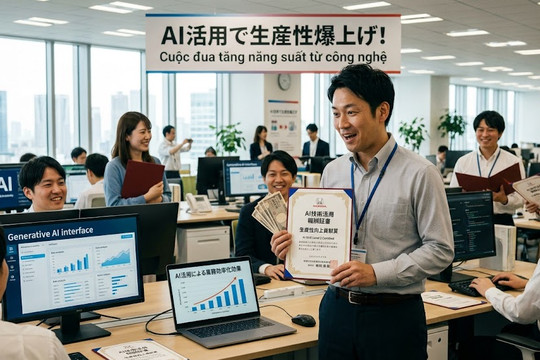Doanh nghiệp Nhật thưởng tiền để nhân viên dùng AI