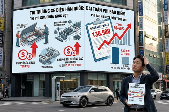 Phí bảo hiểm xe điện tăng vọt ở Hàn Quốc khiến người mua chùn tay
