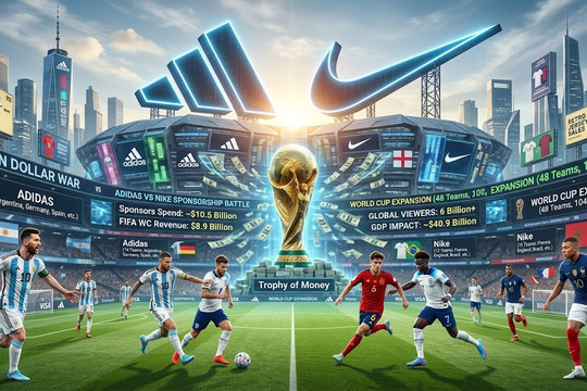 World Cup 2026: Cuộc chiến tỉ USD giữa Adidas và Nike