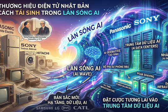 Thương hiệu điện tử Nhật Bản tìm cách tái sinh trong làn sóng AI