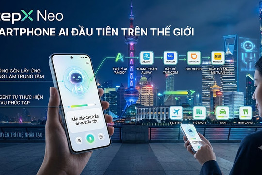 Hãng Trung Quốc giới thiệu smartphone AI đầu tiên trên thế giới