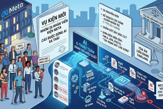 26 nhân viên kiện Meta dùng AI để lên danh sách người bị sa thải