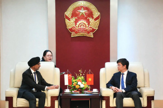Thúc đẩy hợp tác Việt Nam Singapore trong kỉ nguyên số