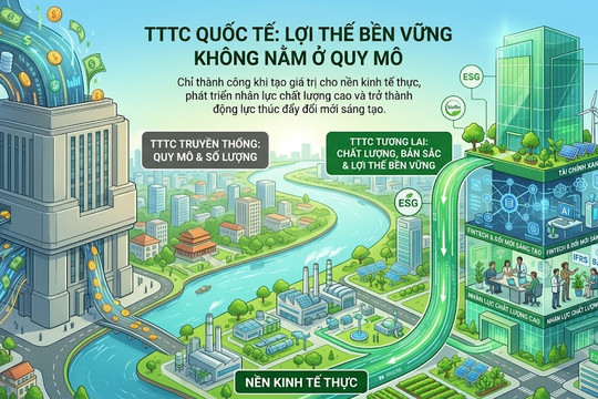 Trung tâm tài chính quốc tế: Lợi thế bền vững không nằm ở quy mô