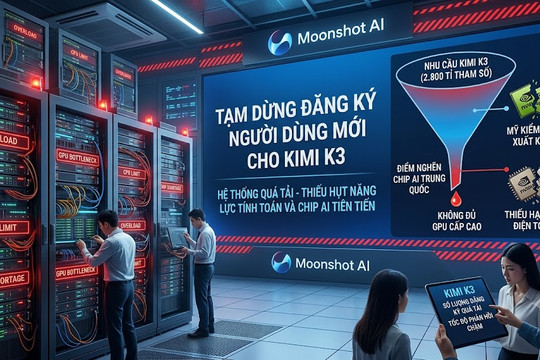 Vì sao Moonshot AI phải tạm dừng đăng kí Kimi K3 trong lúc nhu cầu tăng cao?