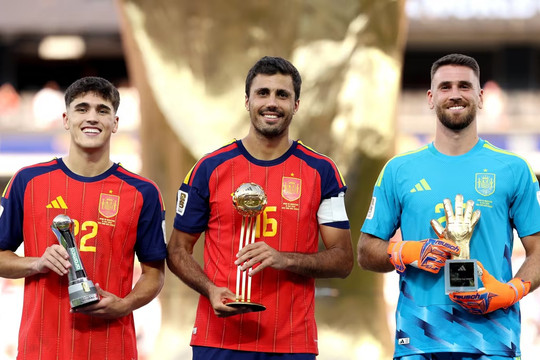 Tây Ban Nha thống trị các giải thưởng cá nhân World Cup, Messi lập hat-trick bạc