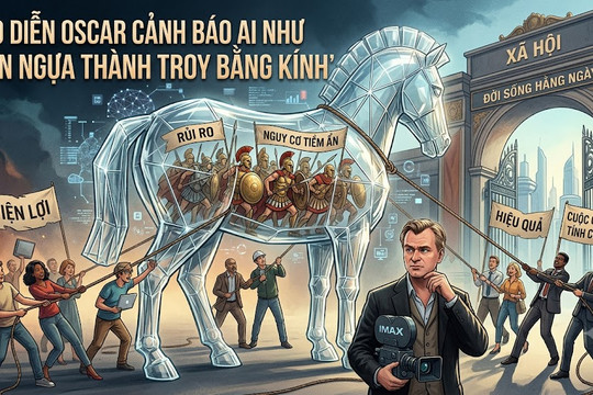 Đạo diễn đoạt giải Oscar cảnh báo AI như ‘con ngựa thành Troy bằng kính’