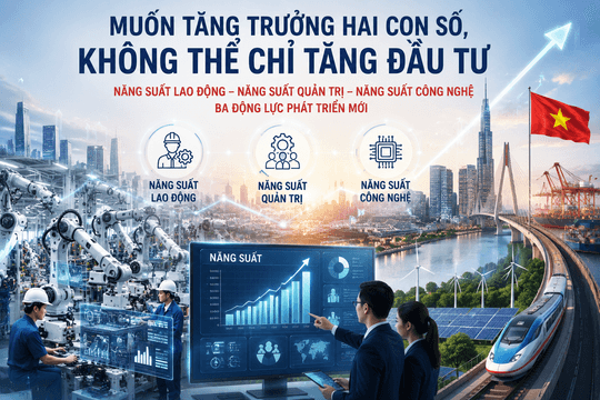 TS.Nguyễn Văn Đắng: 'Muốn tăng trưởng hai con số, không thể chỉ tăng đầu tư'