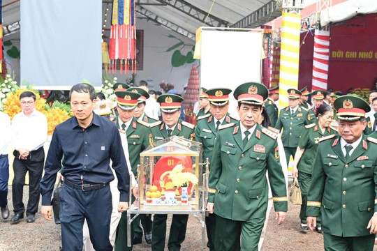 Đồng Nai: Đưa các anh hùng liệt sĩ về đất mẹ