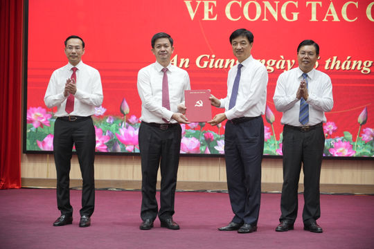 Ông Lê Quang Tùng giữ chức Bí thư Tỉnh ủy An Giang