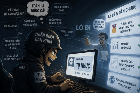 Đừng để thói ‘tự nhục’ kéo lùi tinh thần khoa học Việt
