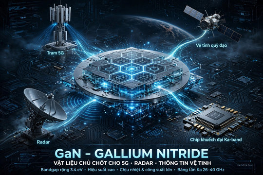 Muốn trong top đầu cuộc đua radar, 5G và vệ tinh, Việt Nam cần có GaN