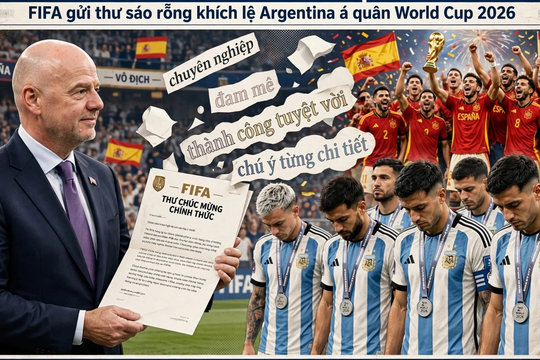 FIFA dùng AI soạn thư đầy từ sáo rỗng khích lệ Argentina?
