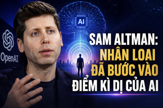 Sam Altman: Nhân loại đã bước vào điểm kì dị của AI