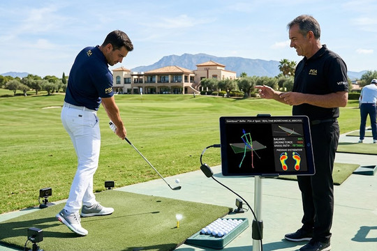 AI đang thay đổi golf chuyên nghiệp: Tây Ban Nha đưa HLV số vào sân tập