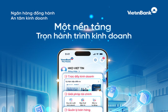 VietinBank ra mắt không gian số dành riêng cho hộ kinh doanh trên VietinBank iPay Mobile