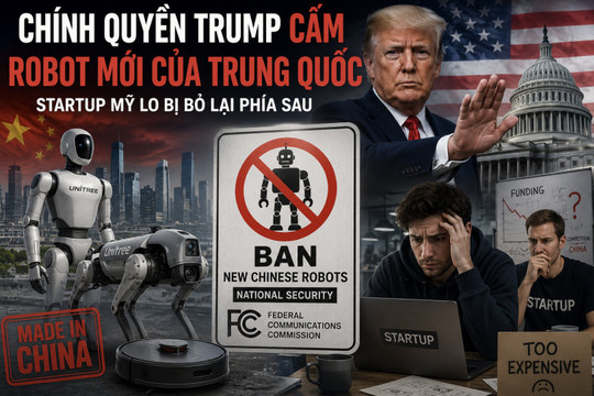 Chính quyền Trump cấm robot mới của Trung Quốc, startup Mỹ lo bị tụt hậu