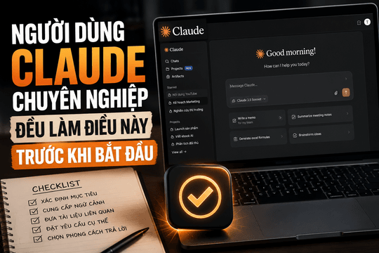 Người dùng Claude chuyên nghiệp đều làm điều này trước khi bắt đầu: Tạo Project để AI không quên việc