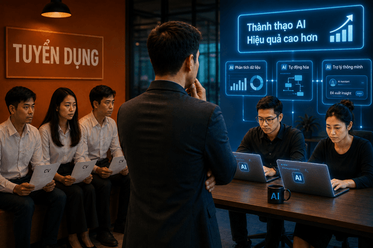 AI làm gãy ‘chiếc thang’ vào nghề của nhân sự trẻ, startup Việt nói gì?