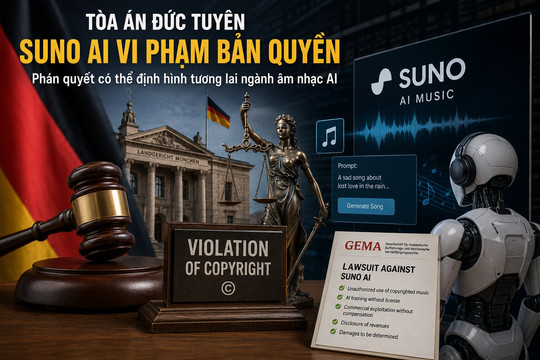 Suno AI bị xử vi phạm bản quyền có thể định hình tương lai nhạc AI