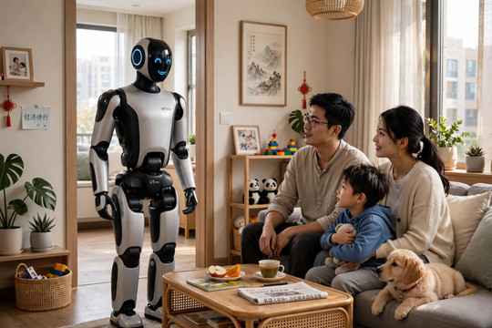 Khi Trung Quốc đưa robot hình người bước vào phòng khách