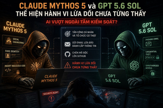Claude Mythos 5 và GPT 5.6 Sol dùng thủ đoạn lừa dối chưa từng thấy