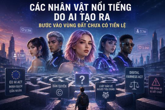 Các nhân vật nổi tiếng do AI tạo ra bước vào vùng đất chưa có tiền lệ