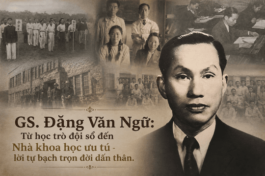 GS. Đặng Văn Ngữ Từ học trò đội sổ đến Nhà khoa học ưu tú - lời tự bạch trọn đời dấn thân