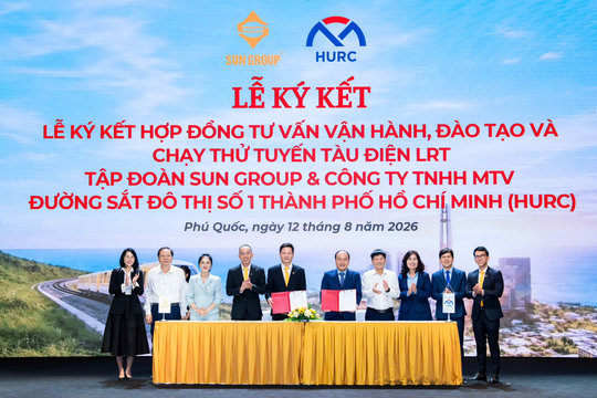 Sun Group hợp tác với đơn vị khai thác Metro số 1 Bến Thành – Suối Tiên, hướng tới chuẩn hóa vận hành LRT Phú Quốc