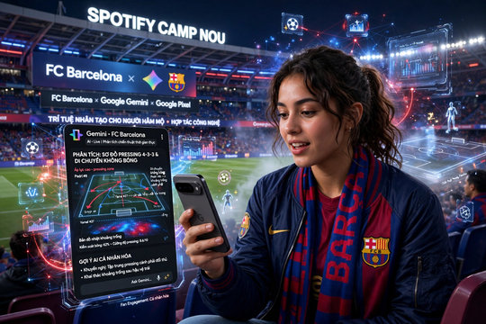 CLB Barcelona đưa trí tuệ nhân tạo tới người hâm mộ