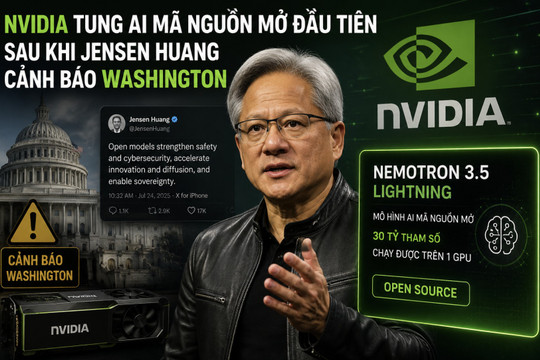 Nvidia tung AI mã nguồn mở đầu tiên kể từ khi Jensen Huang cảnh báo Washington