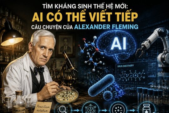 Tìm kháng sinh thế hệ mới: AI có thể viết tiếp câu chuyện của Alexander Fleming