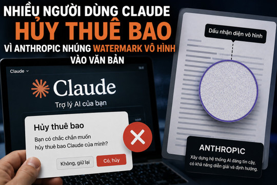 Nhiều người dùng Claude hủy thuê bao vì Anthropic nhúng watermark vô hình vào văn bản