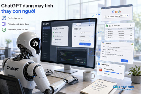 OpenAI dần hiện thực hóa tham vọng lâu đời: ChatGPT dùng máy tính thay con người