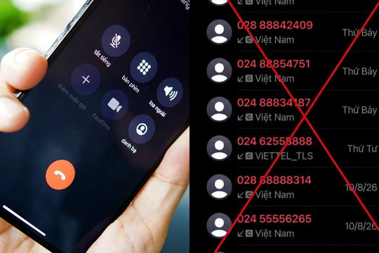 Công an cảnh báo chiêu ‘nháy máy’ từ các đầu số 022, 024, 028