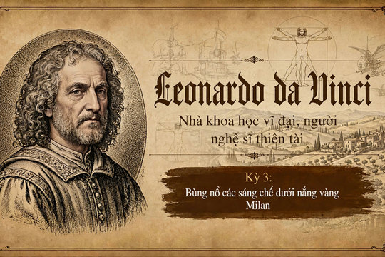 Leonardo da Vinci Kì 3: Bùng nổ các sáng chế dưới nắng vàng Milan