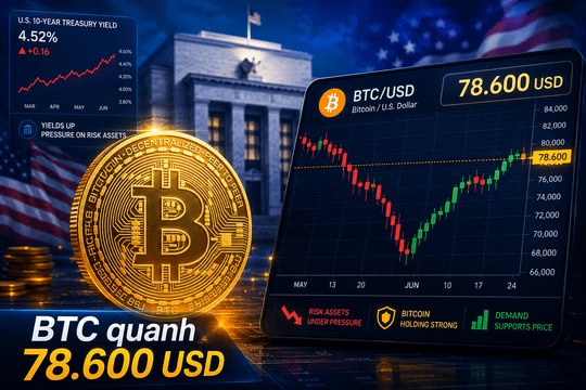 Giá Bitcoin hôm nay 1/9: Biến động mạnh khi lợi suất trái phiếu Mỹ áp sát đỉnh 20 năm