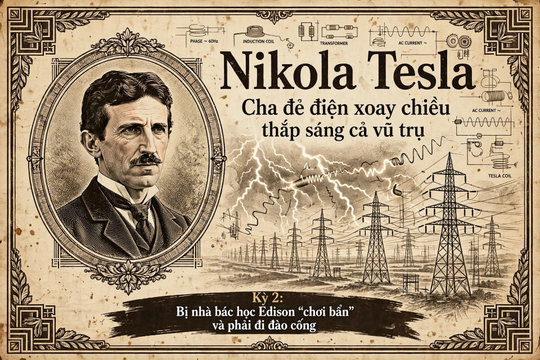 Nikola Tesla Kì 2: Bị nhà bác học Edison ‘chơi bẩn’ và phải đi đào cống