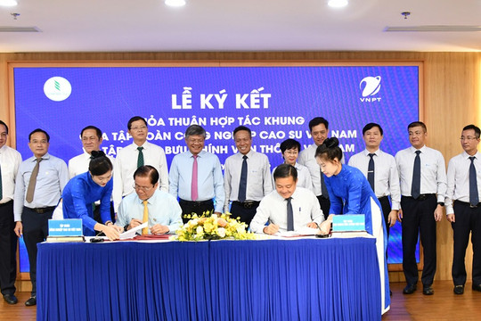 VRG và VNPT hợp tác thúc đẩy chuyển đổi số, hướng tới khu công nghiệp công nghệ số