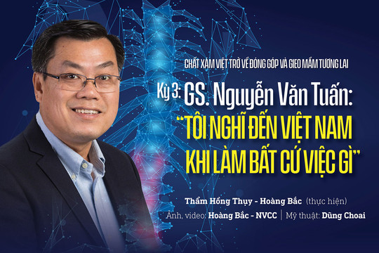 GS. Nguyễn Văn Tuấn: 'Tôi nghĩ đến Việt Nam khi làm bất cứ việc gì'