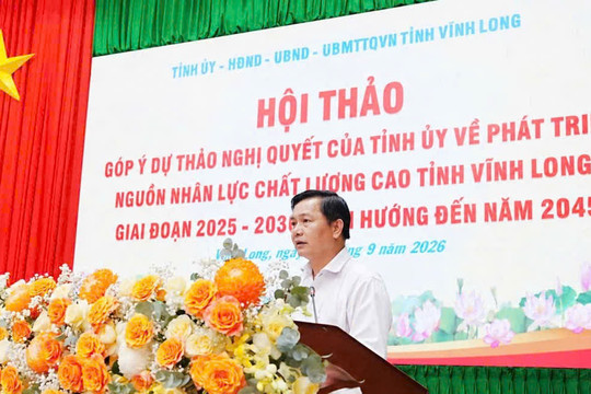 Vĩnh Long tìm giải pháp phát triển nhân lực chất lượng cao