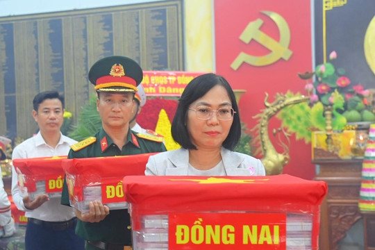 Đất mẹ Đồng Nai tiễn các anh đi tìm lại danh tính