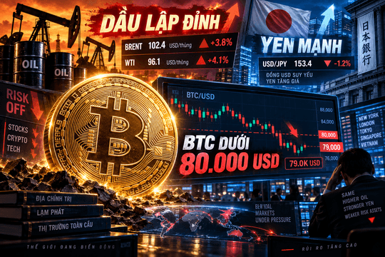 Giá Bitcoin hôm nay 10/9: Khó vượt 80.000 USD khi đồng yen khuấy đảo thị trường