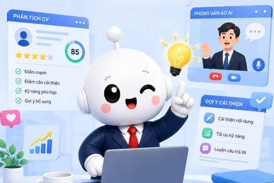 Nhóm sinh viên phát triển nền tảng AI luyện phỏng vấn xin việc cho ứng viên