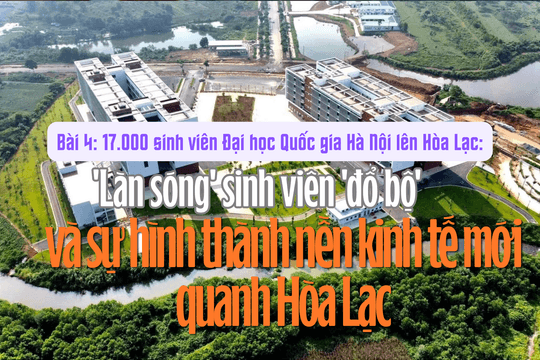 17.000 sinh viên Đại học Quốc gia Hà Nội lên Hòa Lạc (Bài 4): 'Làn sóng' sinh viên 'đổ bộ' và sự hình thành nền kinh tế mới quanh Hòa Lạc